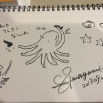 蛸のサンダル17(2017.11.6)　カカオ / 蛸 by 小方真弓（カカオハンター）